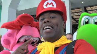 YOSHI amp BIRDO CANT MARRY Nintendo Cosplay Gathering 2011  Black Nerd Anime Expo [upl. by Malliw]