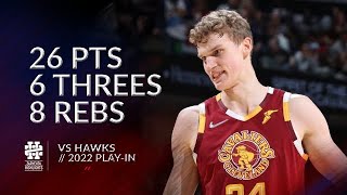 Lauri Markkanen 26 pts 6 threes 8 rebs vs Hawks 2022 PlayIn [upl. by Vivianna237]