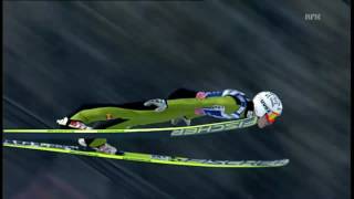 HD Jurij Tepes 220m HILL RECORD FALL Harrachov 2013 [upl. by Dickey78]