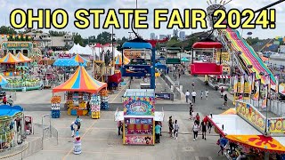 Ohio State Fair Opening Day  What’s New For 2024 Full Tour  Columbus Ohio [upl. by Tace]