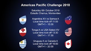 Its Tonga A v USA Rugby Select XV in match two of the World Rugby Americas Pacific Challenge [upl. by Goraud]