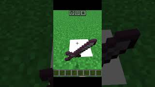 Minecraft netherite sword ⚔️ test short viralvideo trending youtube minecraftmeme IMTechno [upl. by Weig705]