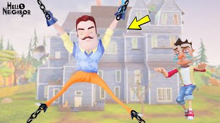 YOK BÖYLE BİR EV 😱 Hello Neighbor Efsane Mod [upl. by Diver]