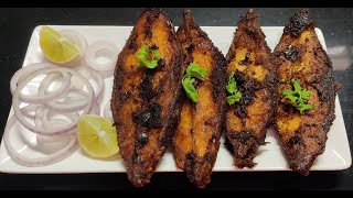 Pomfret Fish Fry  Tawa Fish Fry  Indian Style Fish Fry  Black Pomfret Annes Kitchen Recipes [upl. by Leidba861]