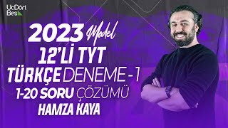 2023 MODEL 345 YAYINCILIK TYT TÜRKÇE DENEMESİ  1 120  HAMZA KAYA paragrafisevdirenhoca [upl. by Dranek30]