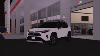 Toyota RAV4 XSE Hybrid start up and sounds  Rensselaer County Roblox [upl. by Ireland]