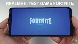 Realme 6i test game Fortnite Mobile [upl. by Stanhope]