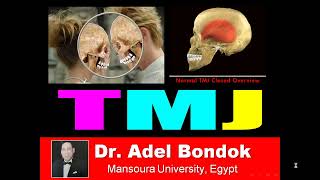 Temporomandibular Joint Dr Adel Bondok [upl. by Martino]