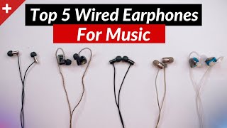 Top 5 Best Wired Earphones For Music  Buy in 2022🔥 [upl. by Lowrance]