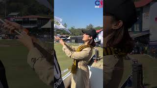 Srinkhala Khatiwada and sisan baniya watching NPL [upl. by Athena]