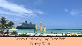 Disney Castaway Cay Tram Ride [upl. by Coveney707]