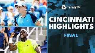 Jannik Sinner vs Frances Tiafoe For The Crown 🏆  Cincinnati 2024 Final Highlights [upl. by Ahsemal964]