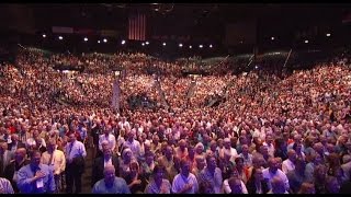 The StarSpangled Banner sung by 7000 people inside MGM Grand Garden Arena [upl. by Elleon]