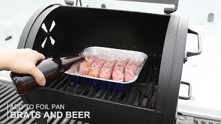 How To Grill Brats  CharGriller [upl. by Refinaj]