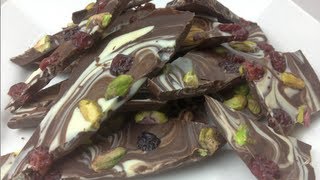 CHOCOLATE BARK  Christmas Recipe [upl. by Giselle]