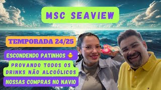 MSC Seaview  VLOG 4 Provamos todos os drinks sem álcool escondemos patinhos e aprontamos muito [upl. by Nella]