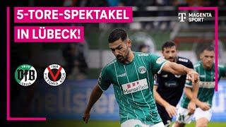 VfB Lübeck  FC Viktoria Köln Highlights mit LiveKommentar  3 Liga  MAGENTA SPORT [upl. by Nyltiac]