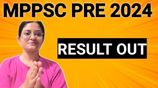 Mppsc Pre Result🔥Mppsc Pre 2024🎉Mppsc Prelims 2024 result✅Mppsc Notification🎉Mppsc Exam🎉Mppsc✅Mpgk [upl. by Langham432]