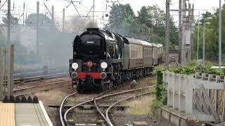 Two Bullieds at Carlisle Braunton and Tangmere plus WCR 37 on a Jacobite Stock Move 08 June 24 [upl. by Yejus]