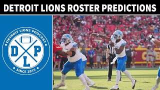 Detroit Lions Roster Predictions  Detroit Lions Podcast [upl. by Adnilec913]