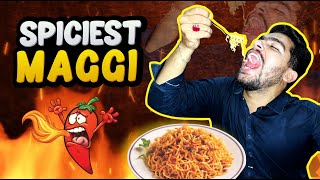 Spiciest Maggi Khiladi Murad bhai ko 😱  Funny Vlog  Nomi Vlogs [upl. by Evelina]