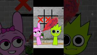 POV Pink and Lime are playing tictactoe  Incredibox Sprunki [upl. by Ainavi]