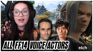 Watching ALL FFXIV Voice Actors ENG  JP [upl. by Eerac]