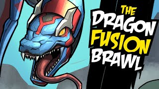 The DRAGON FUSION BRAWL A PopCross Original Story amp Speedpaint [upl. by Hamid]