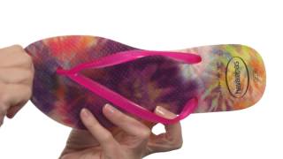 Havaianas Slim Tie Dye Flip Flops SKU8501433 [upl. by Onurb525]