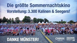 Münster Above  Die größte Sommernachtskino Vorstellung aller Zeiten [upl. by Weylin251]