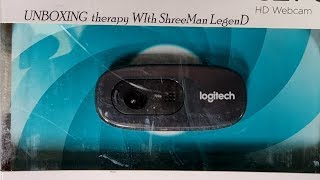 Logitech C270 HD Webcam UNBOXING With ShreeMan LegenD [upl. by Naut514]