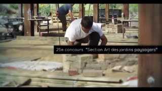 MOF 2014  Meilleur ouvrier de France  Art des jardins paysagers [upl. by Sillek]