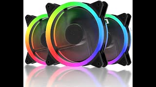 DELL XPS 8910 RGB FANS [upl. by Atikaj]