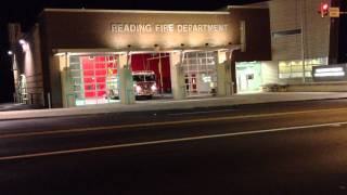 Reading Fire Dept Engine 5 Responding [upl. by Manbahs857]