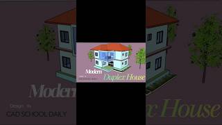 Modern Duplex House Design 2024 I Animation I House Plan I Duplex House 3d home sketchups [upl. by Fabriane]