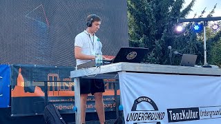 DJ LINUS O AM BAHNHOF EILENBURG ZU KUNSTWOCHE 2O24 [upl. by Atilem]