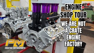 We Are NOT A Crate Engine Factory  Built To Order Engines  Shop Tour [upl. by Wolford400]