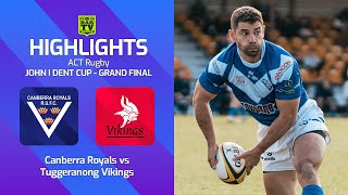 2024 ACT Rugby Grand Final Highlights  Vikings v Royals [upl. by Airlia]