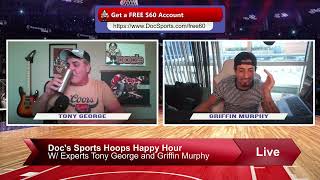 NBA  College Basketball Picks Predictions  Expert Handicapping Docs Sports Hoops Happy Hour Show [upl. by God]