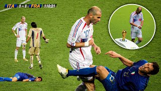 El día que ZIDANE perdió la CABEZA en la FINAL del MUNDIAL [upl. by Annavoeg]