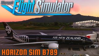 MSFS 2020  Horizonsim B789  Air New Zealand  NFFNNZAA  First Flight [upl. by Novyaj855]