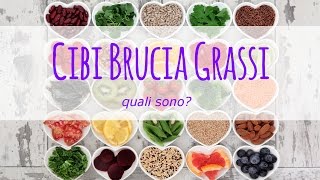 Esistono alimenti brucia grassi quali sono [upl. by Neahs518]