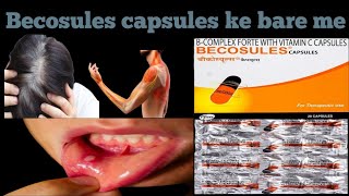 Becosule capsule  Becosule capsule uses dosage side effect in hindi  मुंह के छल्लों की बेस्ट दवा [upl. by Dysart212]