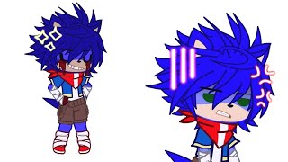 🌀 Sonics biggest fan  Gacha club x [upl. by Eelah]