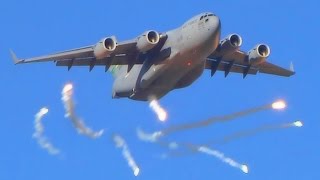 A10 Thunderbolts amp C17 Globemasters In Action  Joint Forcible Entry [upl. by Anaitat]