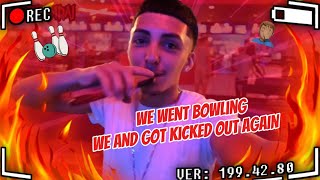 Went Bowling With The Guys And Got Kicked Out Again🤦🏽‍♂️👎🏽‼️ [upl. by Yrreb]