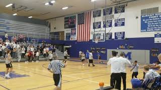 McNary high school senior vs staff basketball game 2018 [upl. by Einnob]