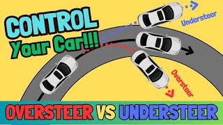 Oversteer vs Understeer How to Stay in Control While Driving [upl. by Maclean]