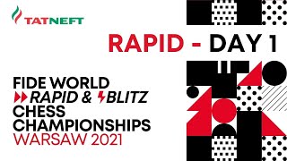 FIDE World Rapid Chess Championship 2021  Day 1 [upl. by Annid471]