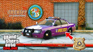 GTA 5  DLC Vehicle Customization New Cop Car  Vapid Stanier LE Cruiser [upl. by Filemon]